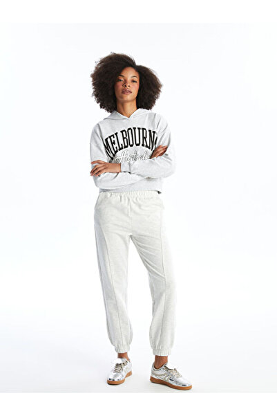 LC Waikiki Women's Elastic Waist Straight Jogger Sweatpants