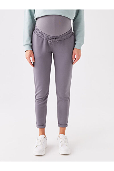 LC Waikiki Plain Maternity Jogger Sweatpants with Abdominal Panels