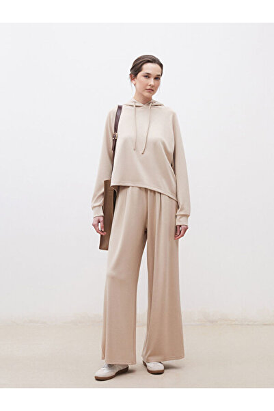 LC Waikiki بنطال رياضي نسائي واسع الساق بخصر مطاطي