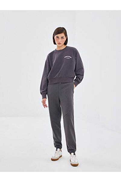 LC Waikiki Women's Thick Jogger Sweatpants with Elastic Waist