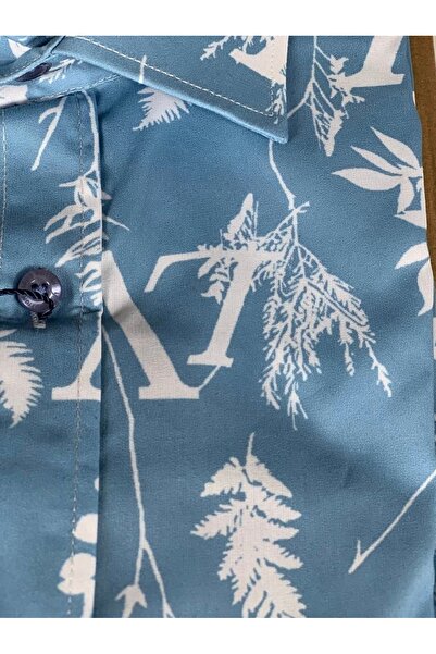 YusGos Long Sleeve Cotton Easy Iron Leaf Pattern Regular Fit Premium Men's Shirt