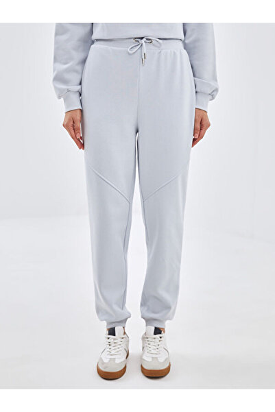 LC Waikiki Pantaloni de sport Jogger groși pentru femei cu talie elastică