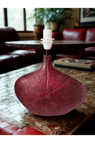 İki Cadı Tasarım Tree Patterned Vase-Shaped Lampshade, Tall Polyester Decorative Object