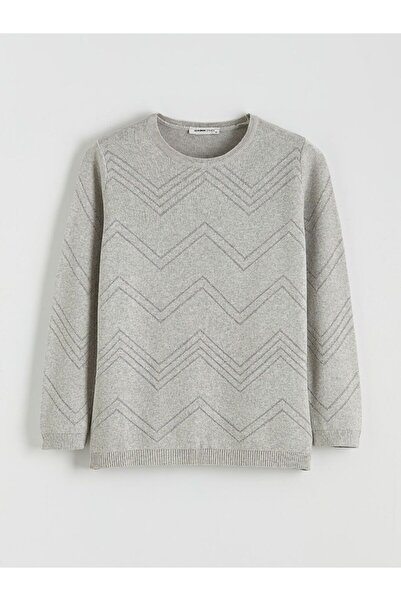 LC Waikiki Lcw Grace Crew Neck Patterned Women's Knitwear Sweater