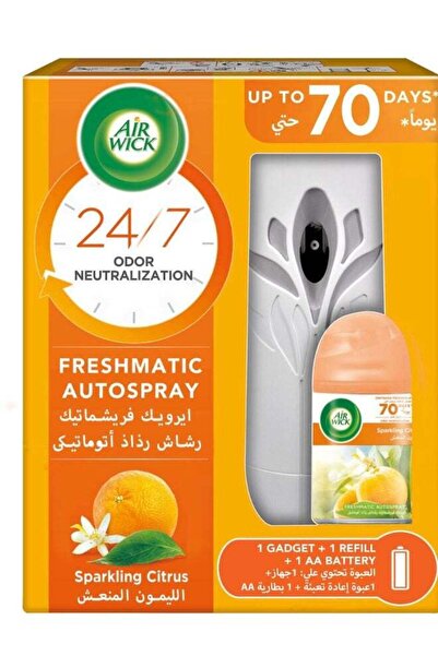 Generic معطر جو إير ويك فريشماتيك أوتو سبراي برائحة الحمضيات الفوارة مع إمكان...