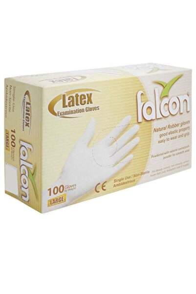 Generic Falcon 100-Piece Examination Glove Set White White