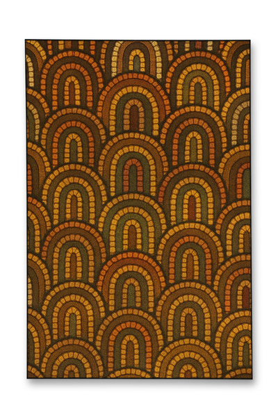 Rugs Modern Halı MOSSO Καφέ Θέμα Γεωμετρικό Σχέδιο Υφαντή Βάση Μοντέρνο Διακο...