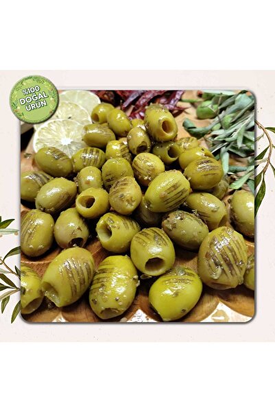 Domat Izgara Yeşil Zeytin (Kalibre 180-200)– Baharatlı, Aromalı ve Katkısız Özel Lezzet