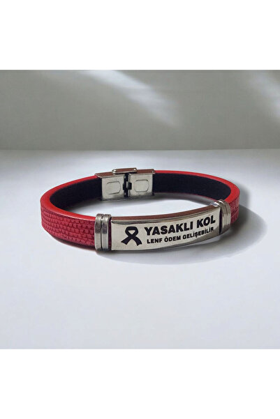 fırsatlar diyarı Breast Cancer Awareness Bracelet Lymphedema Prohibited Arm Warning Bracelet