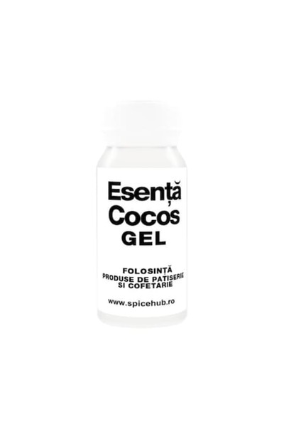 Spicehub Esență gel cocos 50 ml – pentru prăjituri, înghețate, creme și deser...