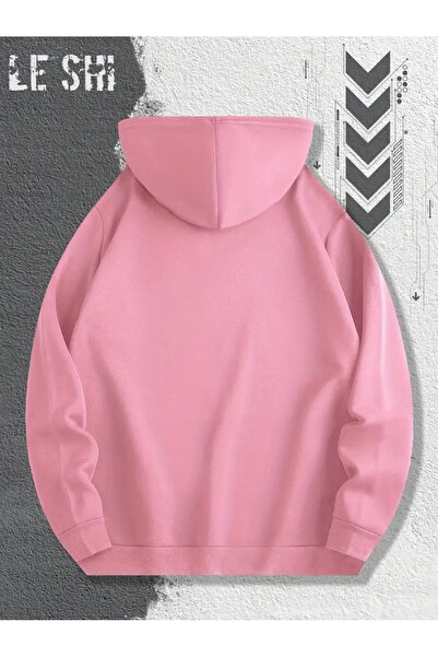 LAYORA 0 Ufo and Alien Cat Graphic Printed Comfortable Hooded Sweatshirt