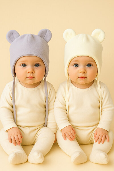 greenmoss Fleece on the Outside, 100% Cotton on the Inside, Baby Beanie