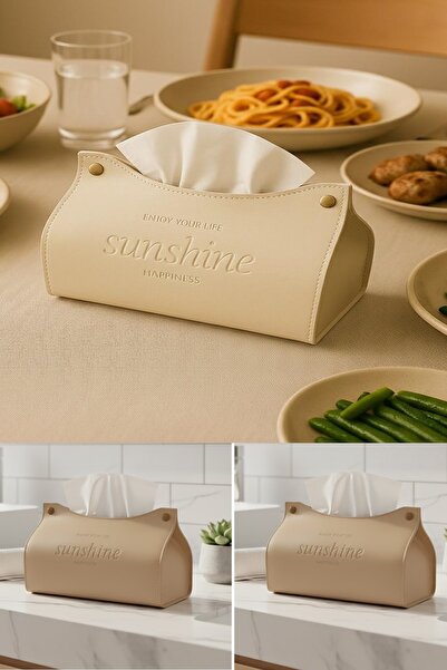 Kitchen Beauty İskandinav Tarz Dikdörtgen Şekilli Pinterest Peçetelik Dekoratif Masaüstü Peçete Aksesuar Kutusu