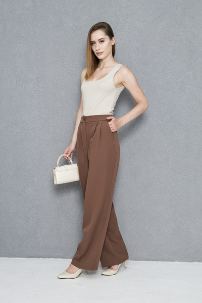 Nadrina Fabric Buttoned Pants