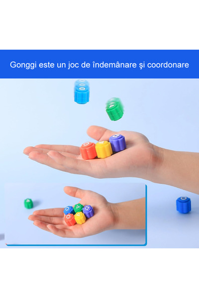 SUPER TRENDS SUPER TRENDS® Traditional Korean Gonggi Game Set, 5 Colorful Pieces, Educational, For All Ages