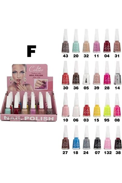 Kolier مجموعة طلاء أظافر - 24 لونًا متعدد الألوان