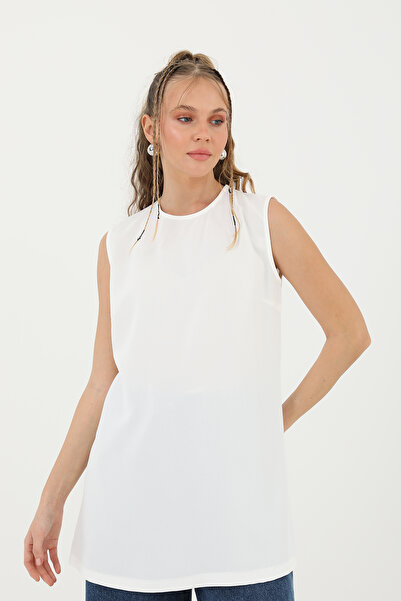 Modamorfo Women's Sleeveless Basic Undershirt Tunic - 10223Tun