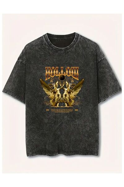 Weekeep Tricou unisex vintage imprimat, lavabil
