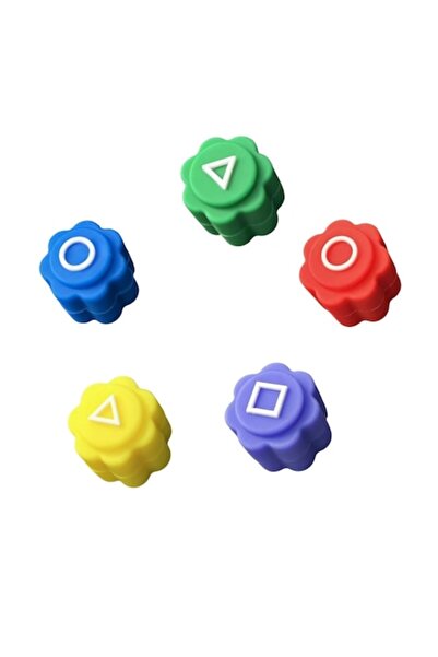 SUPER TRENDS SUPER TRENDS® Traditional Korean Gonggi Game Set, 5 Colorful Pieces, Educational, For All Ages