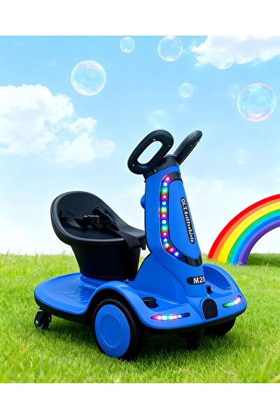 My modern game Electric car for children, 5 wheels, with dual 6V motors, music, lights, for boys and girls, and remote control.