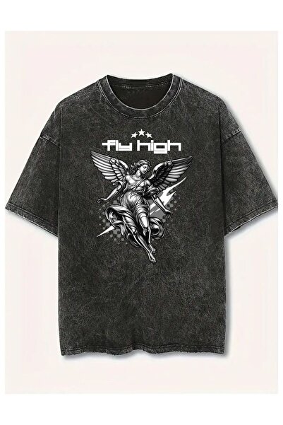 Weekeep Tricou unisex vintage imprimat, lavabil