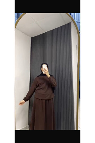 sarıdağ Modal Modest Skirt Blouse Two-Piece Set