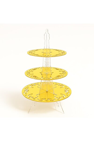 OEM Suport prajituri si briose 3 etaje demontabil din plexiglas transparent c...