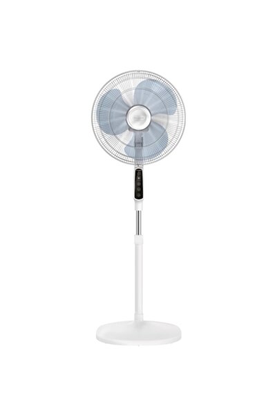 Rowenta Essential+ Pedestal Fan VU4440F0, AUTO OFF, Remote Control, Adjustable Height 1.3 m, LED Dis