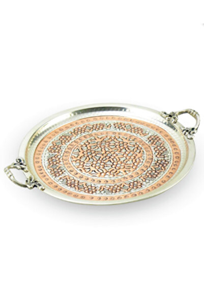 Efsoon Organics 2-Person Embroidered Copper Coffee Set