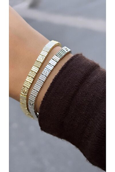 Bubbleatelier Çelik model gold kelepçe