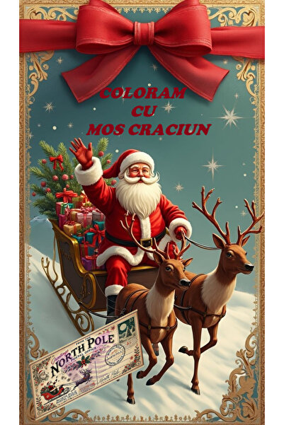 Disney "Coloring With Santa Claus" Coloring Book Plus Letter To Santa Claus 100 Illustrated