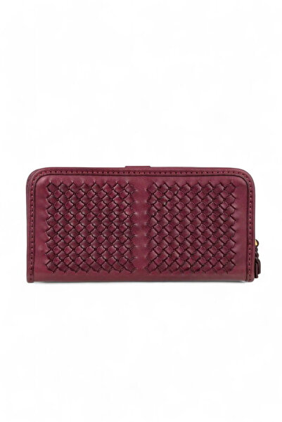 GÖN Unisex Handmade Genuine Leather Phone, Coin and Card Holder Wallet Arta