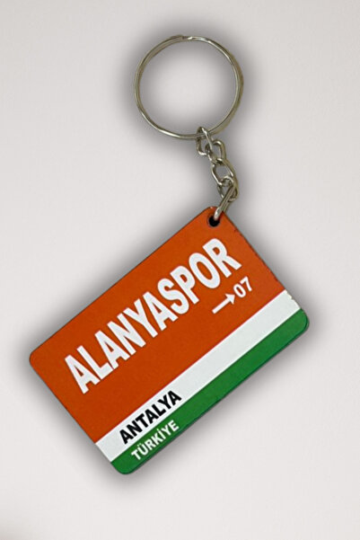 DURUSA سلسلة مفاتيح ريترو من ألانيا سبور مصنوعة من الخشب المضغوط مقاس 3×5 سم ...