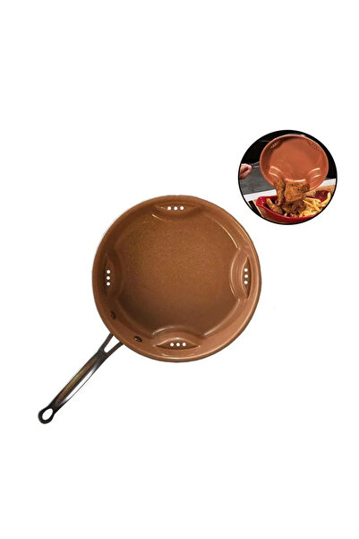 MANDU Round orange air fryer