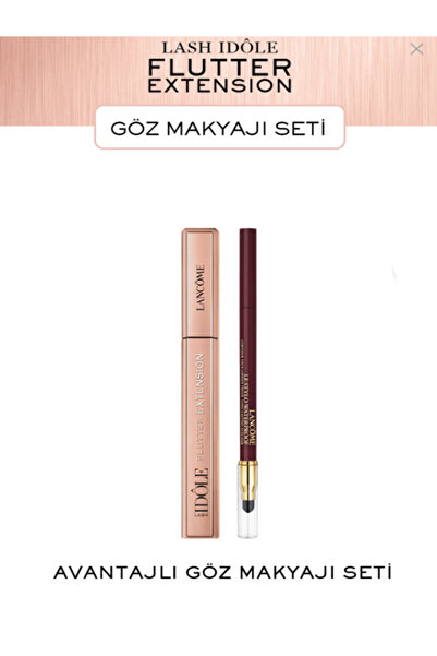 Lancome Lash Idôle Flutter Extension Maskara ve Le Stylo Suya Dayanıklı Göz K...