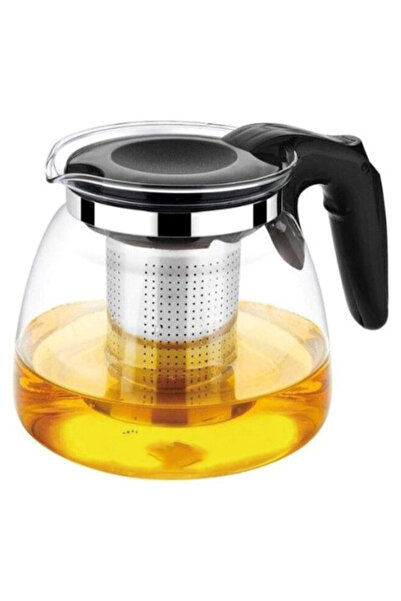 LILY Ceainic 1100 ml din sticla termorezistenta filtru infuzor