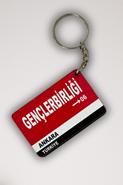 DURUSA Youthfulness Retro Mdf Keychain 3X5 cm Uv Printing - 6mm Thickness