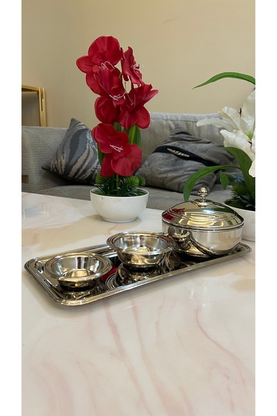 Palaces Date set, silver nickel and two-tone nickel and silver chrome - 4 pieces