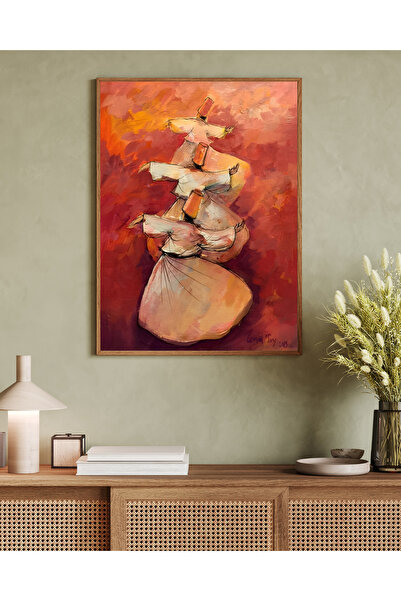 woodhomeworks Ένα τεμάχιο Διακόσμηση γραφείου σαλονιού ζωγραφική Vrynt