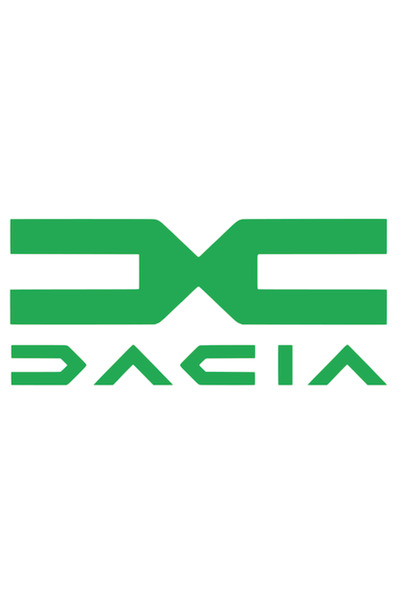 Oracal Dacia Logo Sticker + writing, 25x11cm, green