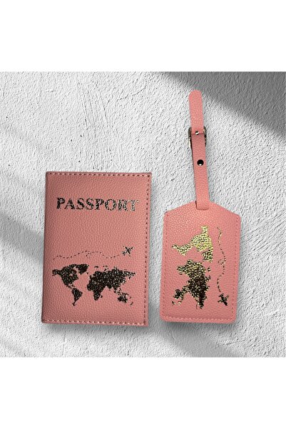 Payidar Hediyelik PASAPORT KILIFI-VALİZ ETİKETİ TAKIM