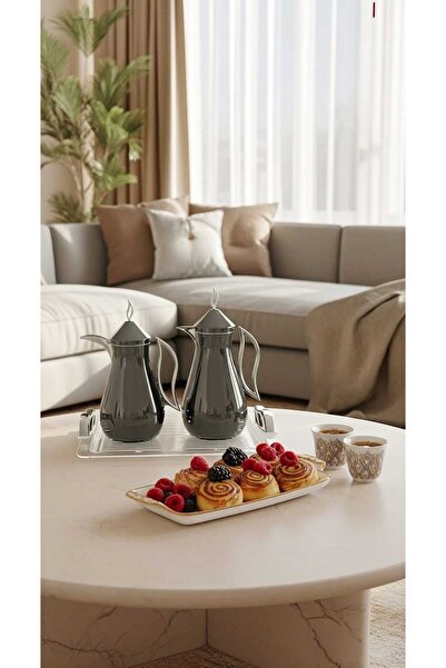 Generic Hospitality set — 1-liter thermos set and acrylic tray with a luxurious design