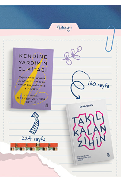 Timaş Yayınları Kendine Yardımın El Kitabı, Takılı Kalan Zihin(2kitap)