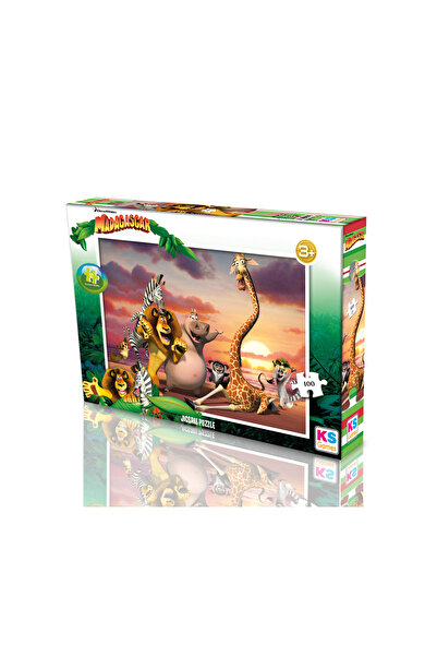 Ks Games Madagascar 100 Parça Puzzle