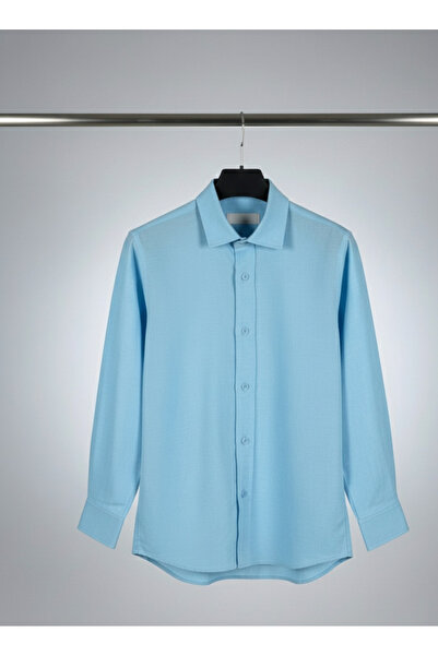 YusGos Long Sleeve Cotton Easy Iron Flannel Regular Fit Premium Men's Shirt