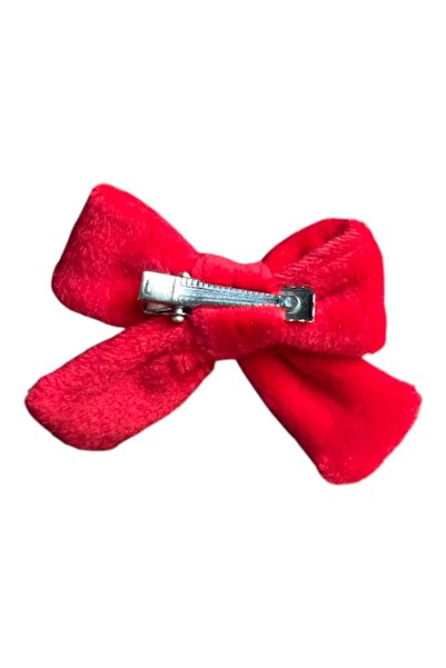 ATELIER ALEDA Set of 2 velvet bows, red and emerald green,