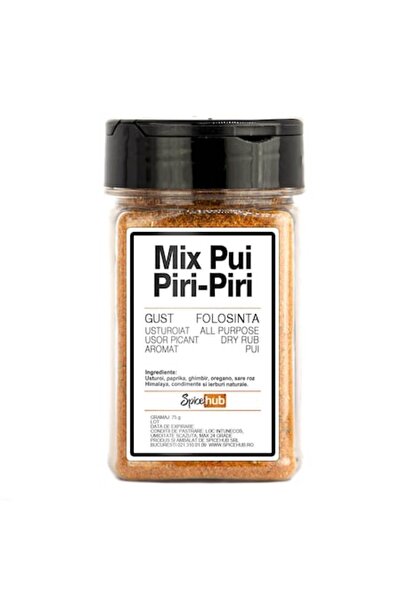 Spicehub Mix Pui Piri Piri, condiment 100% pentru pui picant, pește și marinare, 75g