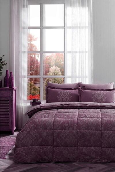 Özdilek Çift Kişilik Uyku Seti Antico Mürdüm