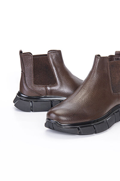 Vantaggio Nerro Brown 100% Genuine Leather Men's Boots