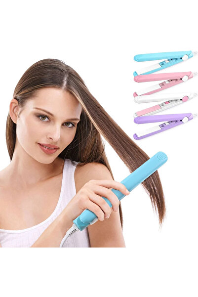 ALFA AKSESUAR 03 Travel Type Mini Hair Straightener Ceramic Tip Straightener